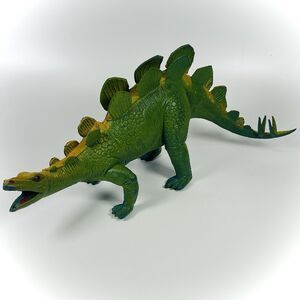 Vintage Toy Dor Mei STEGOSAURUS Dinosaur Dino 1980's Toy 14" Fun Retro 1986